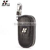 Many Color Top Grain Cowhide Genuine Leather Fashion Men Car Key Case Chains Holder thumbnail-3