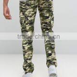 Custom Guangzhou Manufacturer OEM 100% Cotton Slim Breathable Functional Green Camo Men's Cargo Camouflage Pants thumbnail-2