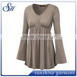 New Casual Design Blouses Fashion Style Round Bottom 2017 for Women thumbnail-5