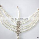 MATHAPATTI DAMINI MAANG Tikka TIKA BINDI PEARL POLKI Hair Accessory thumbnail-2