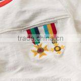 Wholesale Breathable Sun Wear Hand-make Embroider Custom T-shirt for Children Wear thumbnail-2