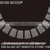 Custom Simple Line Rhinestone/Acrylic /Gem Stone Glitter Hot Fix Rhinestone for Clothing thumbnail-3