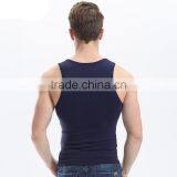 Classic Slim Fit Custom Mens Gym Vest thumbnail-4