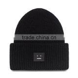 Latest Design Custom Embroidery Logo Unisex Cotton Knit Beanie Hat thumbnail-5