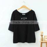 Female Summer Small Pure and Fresh and the Short Sleeve T-shirt Loose Thin Sweet thumbnail-5