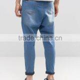 Fashion Drop Crotch Denim Jeans Stylish Loose Jeans Made in China thumbnail-2