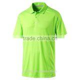 100% Cotton Safety Green Color Polo Shirts thumbnail-1