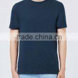 Navy Blue Blank Mens t Shirts Soft Breathable Cotton T-shirt Custom Summer Wear for Wholesale thumbnail-2