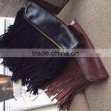 DY0107Z Euro Fashion Ladies Fringe Shoulder Bag Tassels Bag thumbnail-1