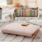 A6 Pink PU Leather Agenda Planner With Ribbon Bookmark /metal Clasp /organizers thumbnail-1