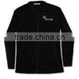China Manufacture High Quality Custom Black Mens Microfiber Fleece Hoodie thumbnail-4