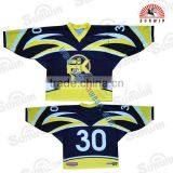 Custom-made Sublimation Printed Polyester Ice Hockey Jersey Wholesale thumbnail-4