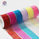 Most Popular Colorful 100% Pure Silk Sheer Organza Ribbon thumbnail-1