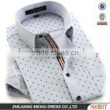 Latest Fashion Print Dobby Short Sleeve Man Casual Shirt thumbnail-1