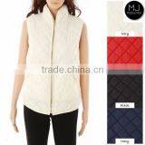Factory Wholesale LOW MOQ Custom Design Winter Lady Quilted Vest thumbnail-3
