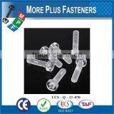 Made in Taiwan Transparent Nylon Plastic Screw thumbnail-1