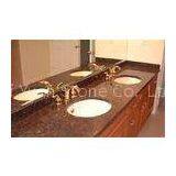 Single / Double Sink Prefab Granite Bathroom Vanity Tops for Toilet , Washroom thumbnail-1