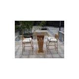 All Weather Waterproof Outdoor Garden Resin Wicker Bar Set