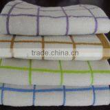 70% Bamboo 30% Cotton Antibacterial Checkered Hand Towel