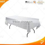 100%polyester Heavy Weight 180gsm Tablecloth 60x126" White