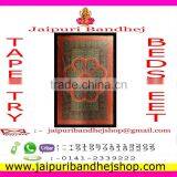 2017 Jaipuri Bandhej Handmade Mandala Tapestry thumbnail-1