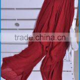 Women's Fashion TR Cotton Long Plain Color Scarf thumbnail-3