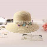 Bohemia Shell String Beads Straw Hat Large Eaves Sunscreen Beach Hat thumbnail-5