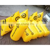 Custom floating inflatable water buoys, sealed buoy for lake or marine event promotion