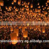 Factory Direct Wholesale Cheap Colorful Festival Fire Retardant Flying Paper Sky Lanterns Kongming Lantern Custom Logo Avaliable thumbnail-4