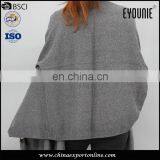 Custom Wholsale in Stock Ladies Grey Soft Long Cotton Shawl thumbnail-3