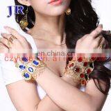 Tribal Stylish Diamond Belly Dance Bracelet Hand Chain Jewelry P-9001# thumbnail-2