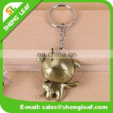 custom guitar shaped decorative metal keychain