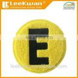 Yellow Chenille Patch With Sew-on Backing thumbnail-1
