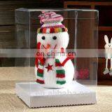 Custom Pp/pvc Box With Paper Bottom