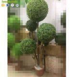 Wholesale Artificial Fake Plastic Topiary Boxwood Hedge Balls Spiral Tree thumbnail-3