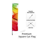 Free Design Custom Advertising Rectangle Flying Windchasers Large Flags With Ground Spike thumbnail-2