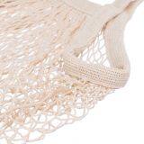 Ecology Reusable Cotton Mesh Grocery Bags Cotton String Bags Net Shopping Bags Mesh Bags Pack of 3 (Beige) thumbnail-5