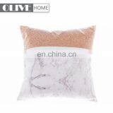 2018 New Item Knife Edge Geometry PU Poly Canvas Applique Cork Sofa Cushions For Sale thumbnail-1