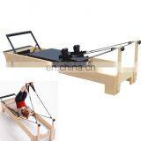 Topranking Reformer Bed For Yoga Museum And Home Exercise Machine White Wood Elina Balanced Fixing Core Of Body Pilates Reformer thumbnail-1