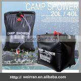 (74667) Portable Emergency 40L Outdoor Black Sun Shower Camping thumbnail-4