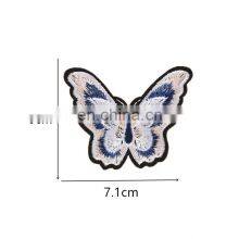 Factory Supply Embroidery Patches Apparel Shoes Diy Accessories Custom Butterfly Patches thumbnail-3