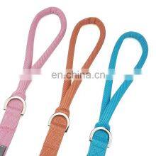New Design Custom Print Logo Lock Hook a Integrated Dog Leash Rope Dog Leash Nylon Dog Collar and Leash Set thumbnail-4