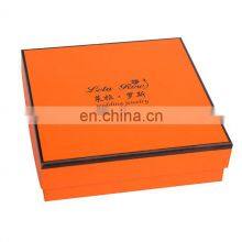 Luxury Orange Printing Paper Packing Box Custom Printed Recycled Book Gift Box thumbnail-3