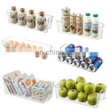 Amazon Hot Fridge Organizers Set Storage Clear Box Bins Bpa Free PET Plastic Food Container Egg Storage Plastic Egg Tray thumbnail-3