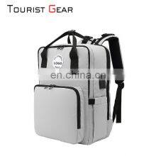 Multi functional Custom Travel Mom Baby Diaper Bag Large Capacity Mummy Backpack Bags with USB