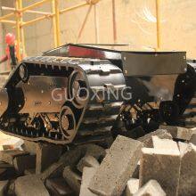 Safari-880T Rubber Tracked Robot Vehicle Tank Chassis Rubber Crawler Undercarriage thumbnail-4