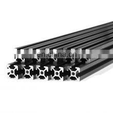 ZHONGLIAN 7000 Series 2020 2040 4040 Black T-Slot V Slot Aluminium Profiles For USA thumbnail-1