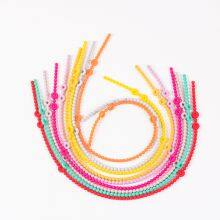 Baby Pacifier Teether Holder Straps Silicone Baby Toy Chain by Weiqi thumbnail-4