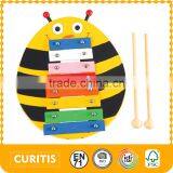 2014 New Products Making Musical Instruments Children Xylophone Music Notes Wood Xylophone Xylophone With Metal Keys thumbnail-1