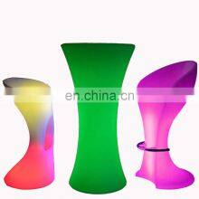 Party Wireless Illuminated Led Light Bar Cocktail Tables and Chairs Indoor Outdoor Led Bar Tables and Chairs Sofa